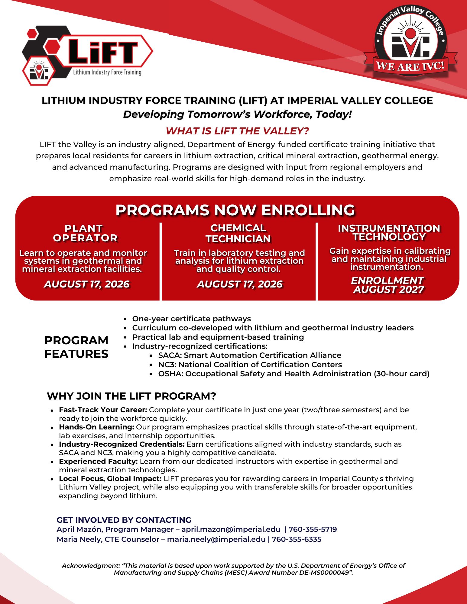 Chemical Lab Technician Program