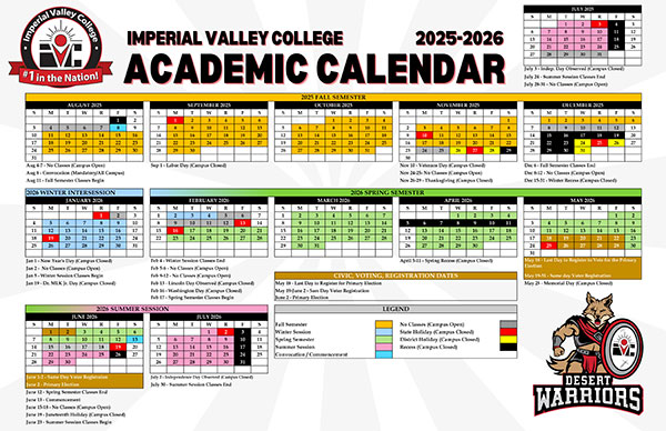 Academic Calendar 2025-2026