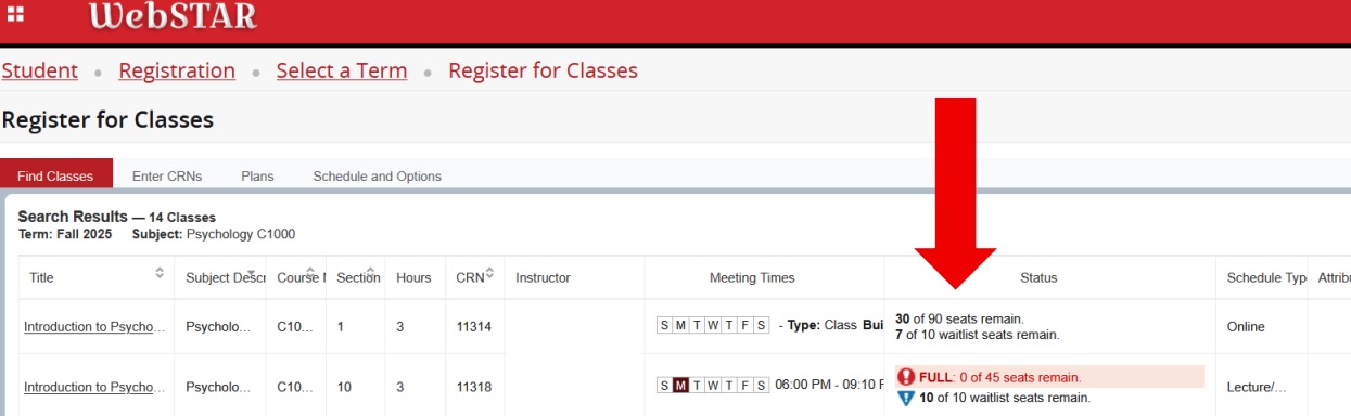 Waitlist procedures